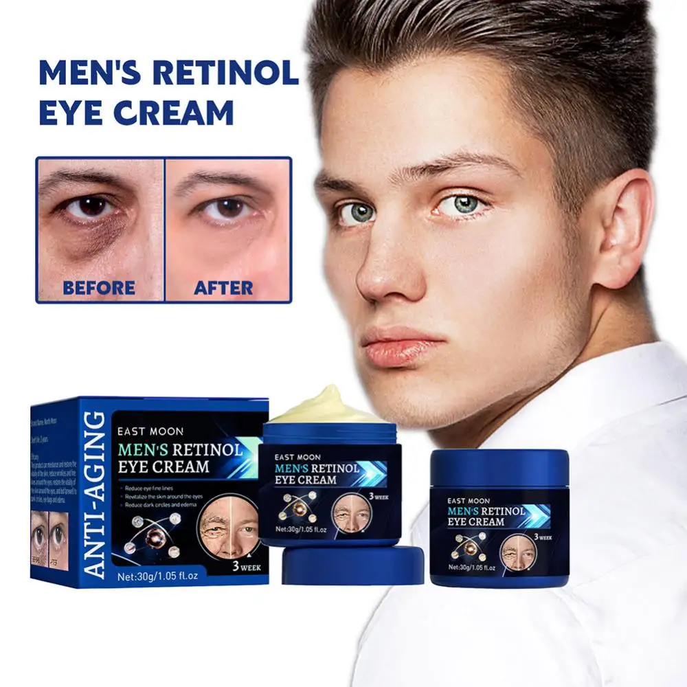 East Moon Men's Eye Cream Collagen Antiwrinkle Dark Circles Remover