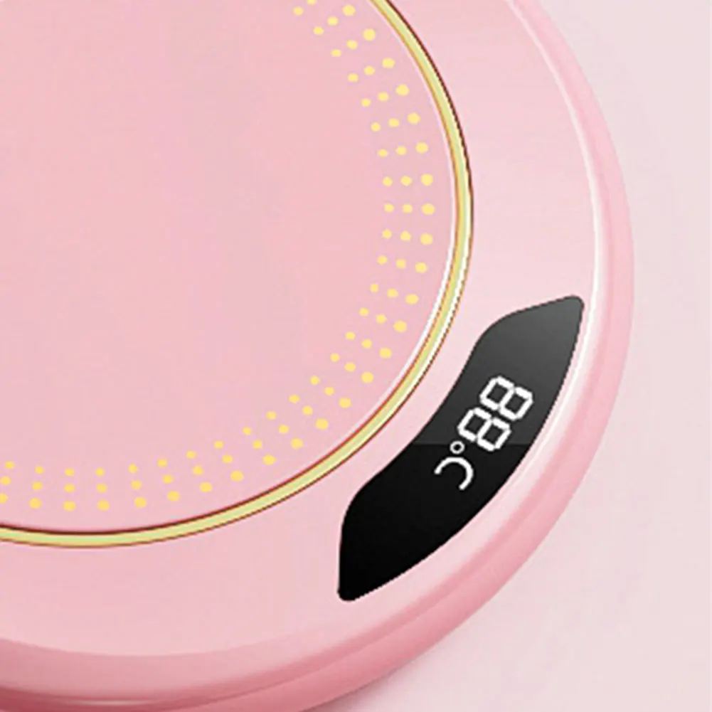 Smart USB Beverage Warmer with Adjustable Temperature Settings