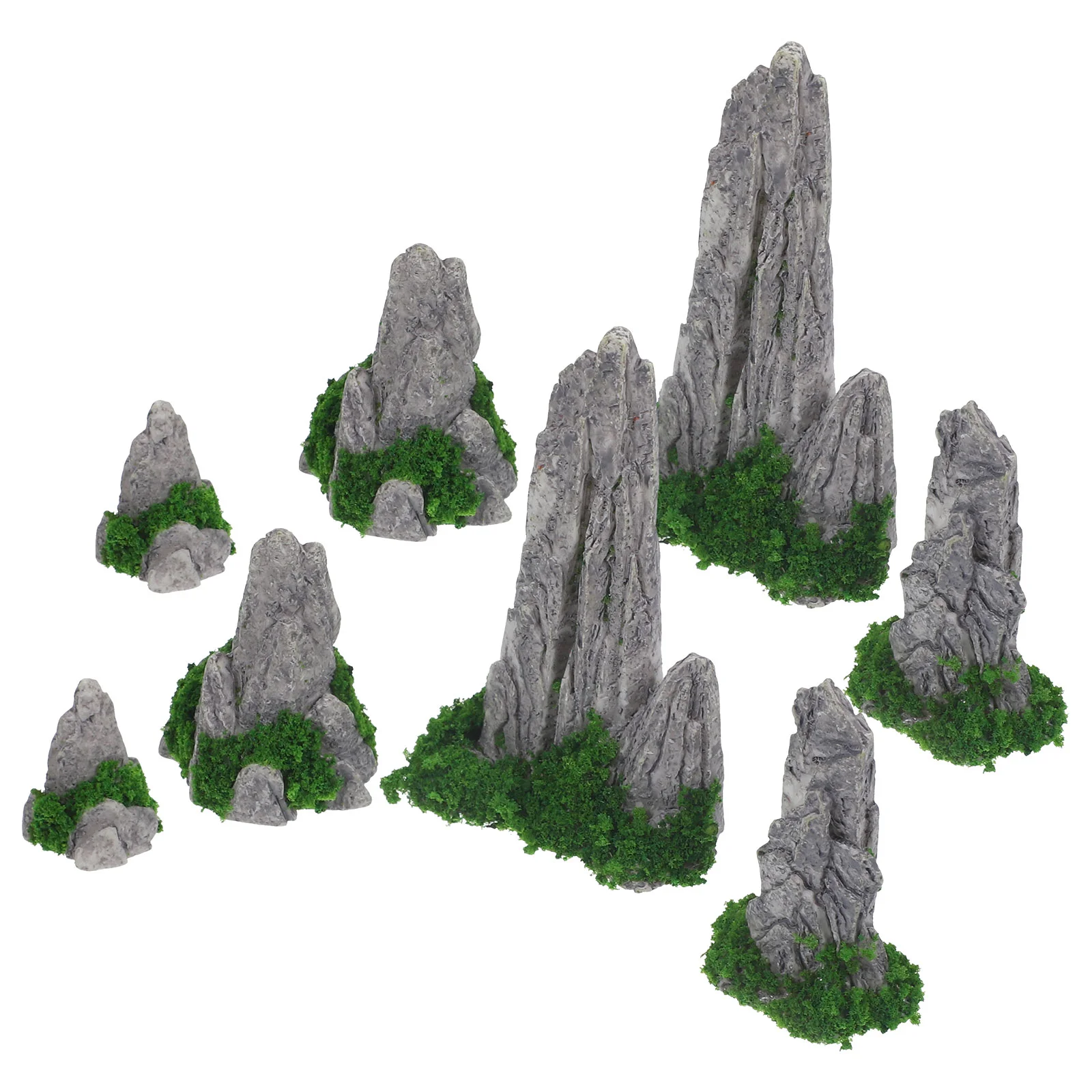 

Miniature Rockery Decorative Rockery Figurines Resin Rockery Statues Outdoor Garden Ornament Small Micro Simulation Rockery