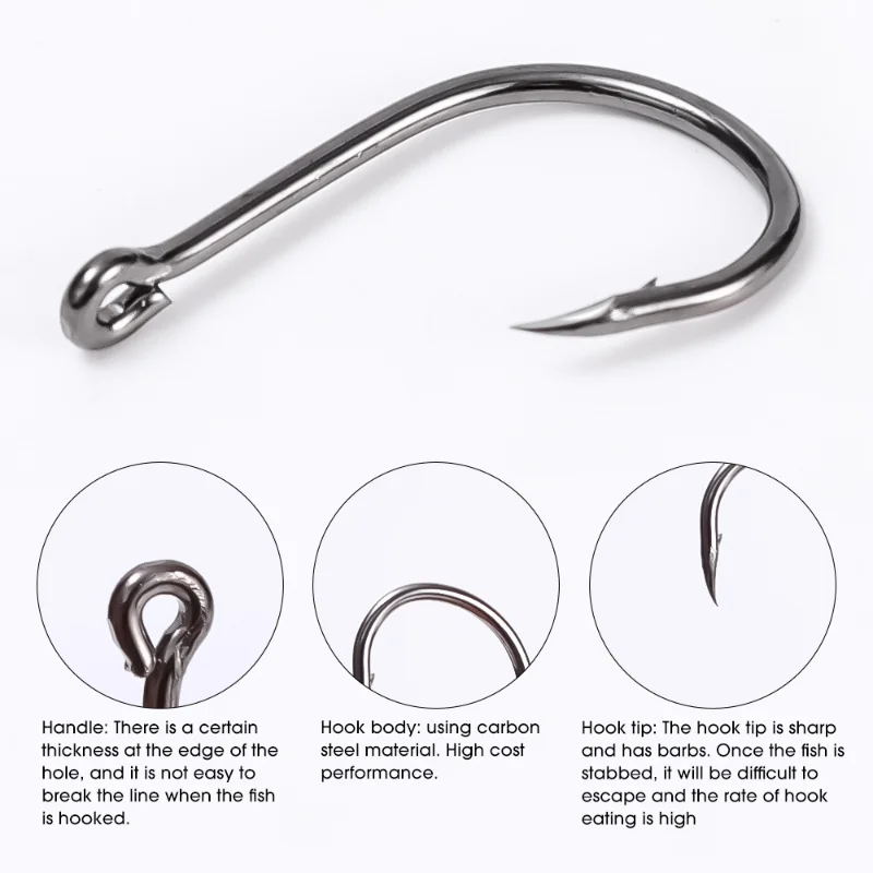 Carbon Steel Fishhook Octopus, Hooks Fishing Octopuses