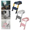 Children Toilet Seat Soft Pad Foldable Adjustable Step Stool Anti-Slip for Kids Comfortable Soft Cushion Toilet Auxiliary Ladder 1