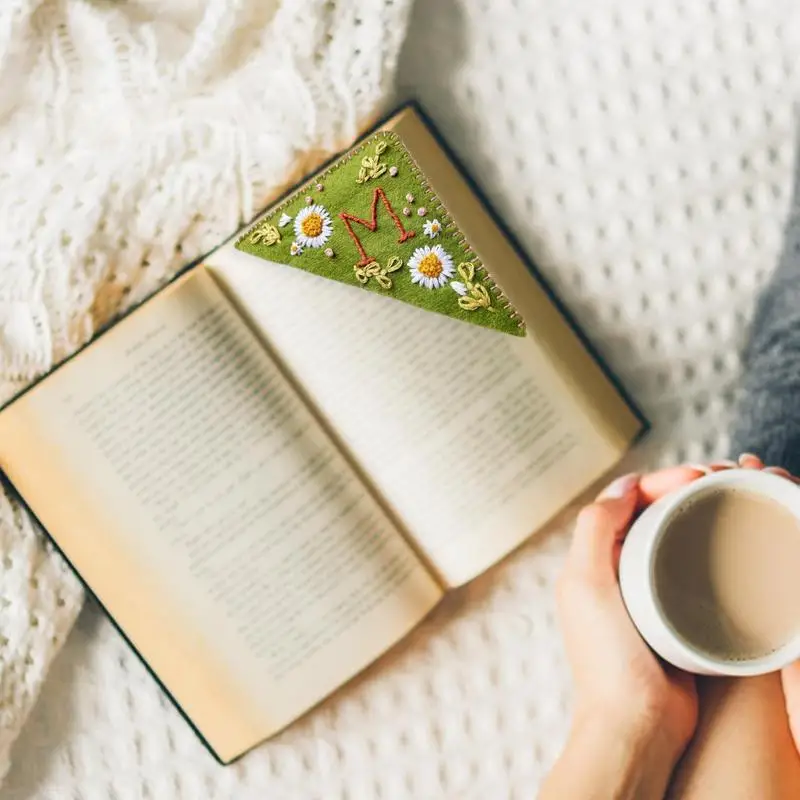 Book Corner Bookmark Bookmarks For Women Book Accessories For Reading Lovers Spring Summer Autumn And Winter Embroidery
