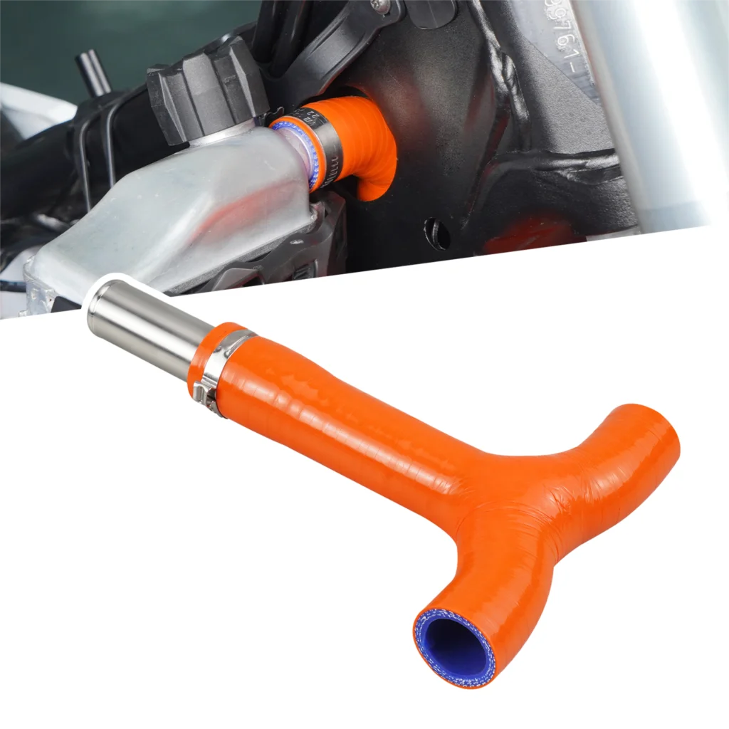 

For KTM XC300 SX450F XC XCF SX SXF 125 250 300 350 400 450 2023-2024 EXC EXCF XCW 2024 210MM Frame T-Piece Radiator Hose Kit