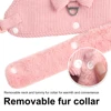 Soft Warm Dog Harness Leash Set Cute Chihuahua Yorkie Small Dog Cat Harnesses Vest Clothing With Bowknot for Pug French Bulldog 4