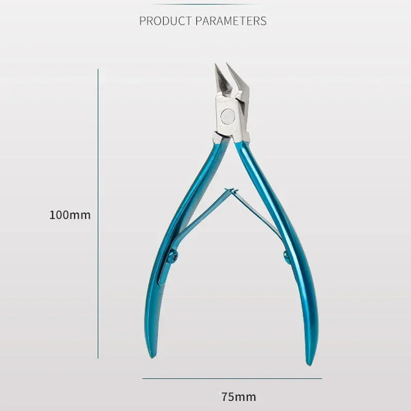 Profesional Nail Cutter Cuticle Nippers Ingrown Toenail Scissors Nail Clipper Stainless Steel Dead Skin Removal Pedicure Tool 6