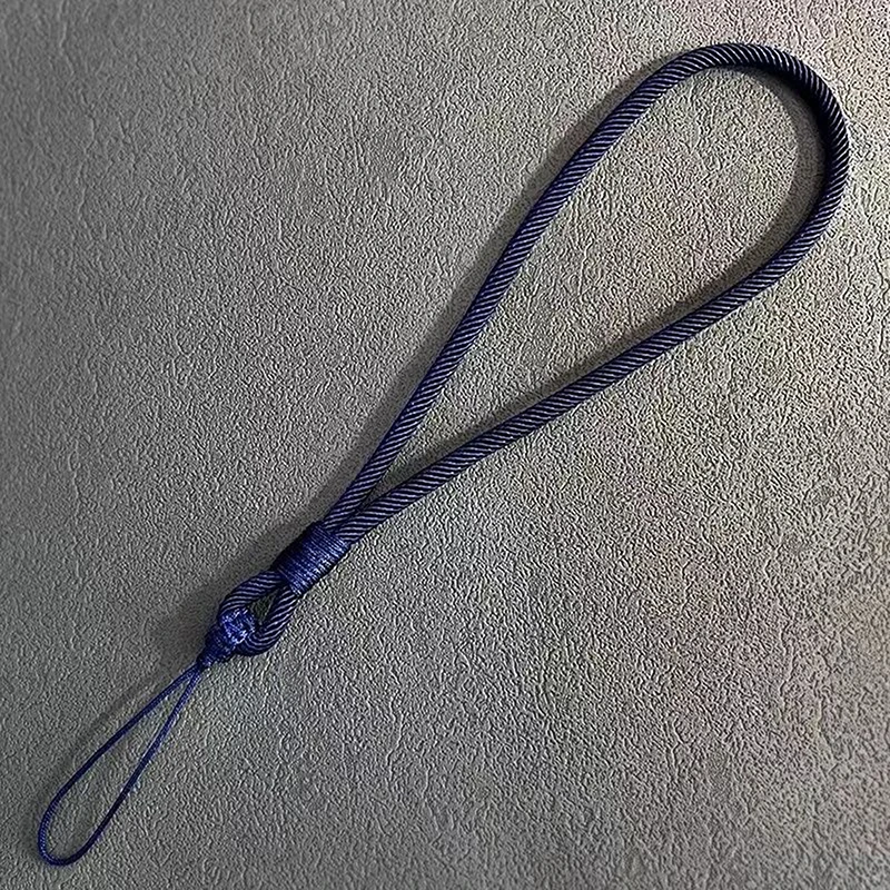 Hand-Woven Colorblock Wrist Lanyard - Stylish Anti-Loss Accessory