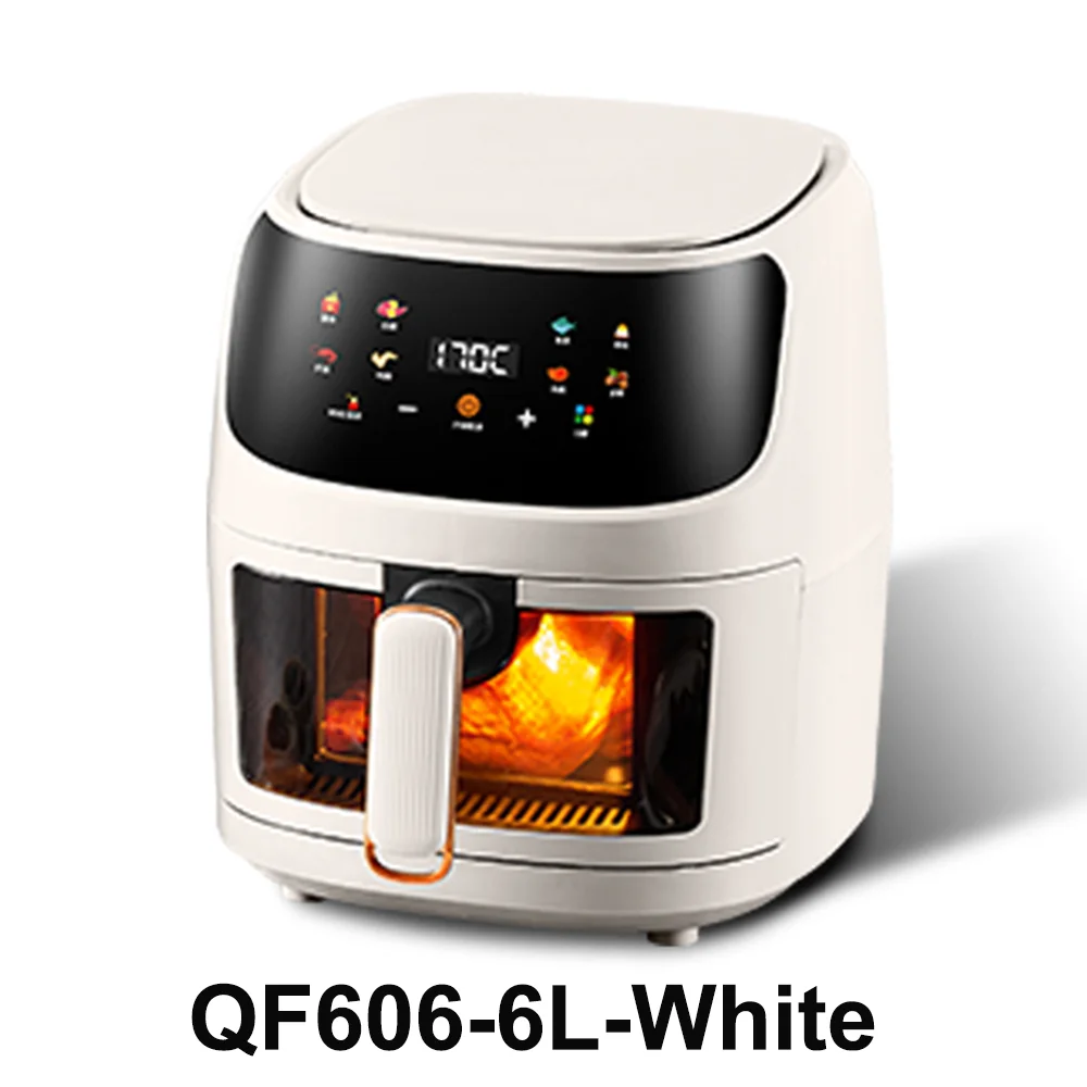 QF-695 エアフライヤー 1350W 5L ホワイト QF-695 エアフライヤー 1350W 5L ホワイト