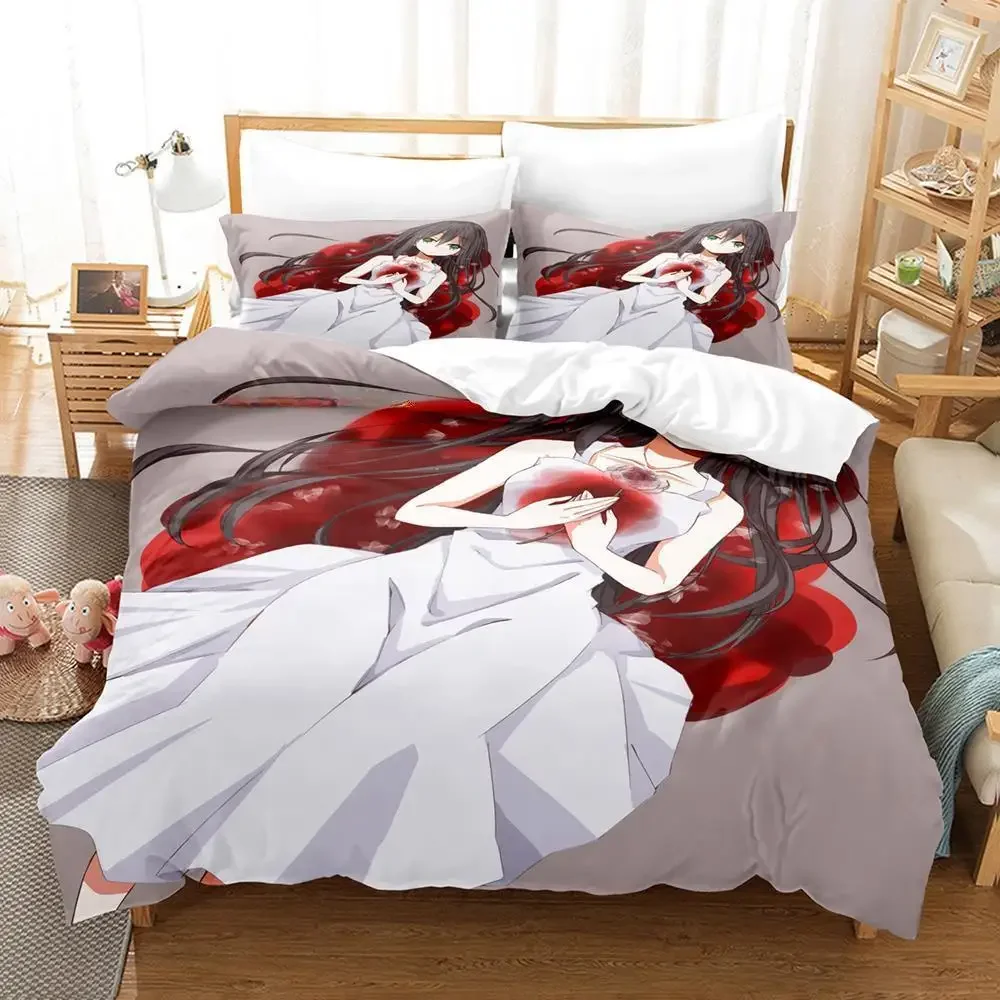3d Print Anime ID INVADED Bedding Set Single Twin Full Queen King Size Bed Set Adult Kid Bedroom Duvet Cover Sets Home Textiles