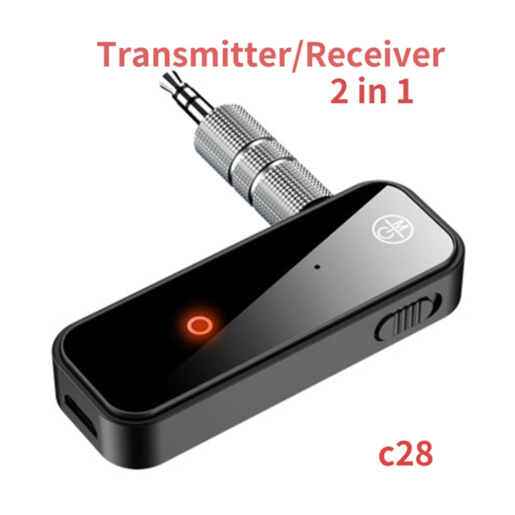 Bluetooth-compatible Receiver Transmitter Cordless 3.5mm Bluetooth-compatible Adapter for Car/Home Stereo System images - 6