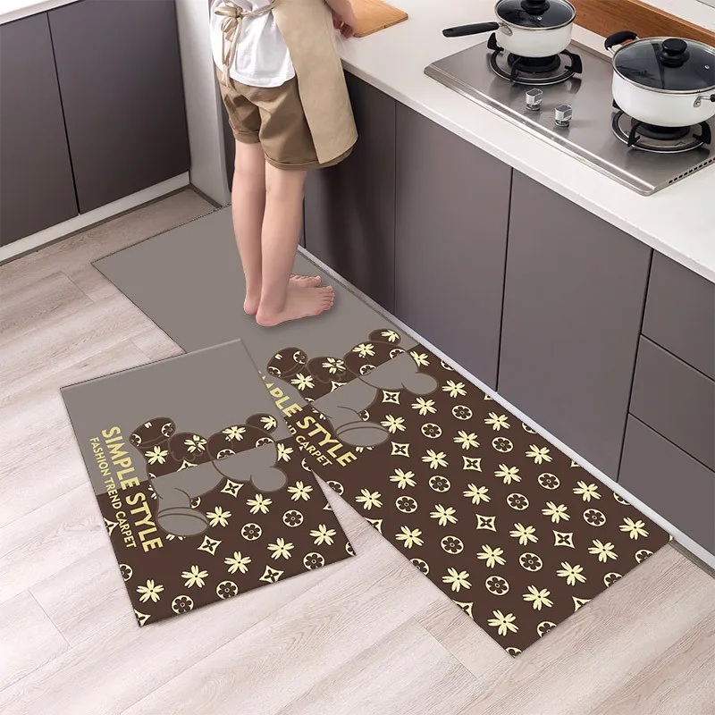 thumbnail image 1 of Felpudo de cocina de estilo bohemio americano, felpudo de entrada para sala de estar, alfombra para el hogar, dormitorio, piso, pasillo, balcón, alfombra antideslizante, 1 of 5