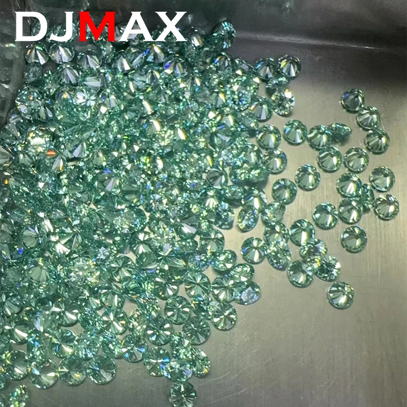 Wholesale 1ct Melee Loose Moissanites Stone Small Size 0.7~3.0mm White Black Green Blue Moissanite Diamonds For DIY Jewelry 2