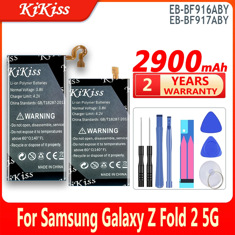 Nuova Batteria Per Samsung Galaxy Z Fold 2 5G F916 F917 Sm-F916U1, Eb-Bf916Aby Eb-Bf917Aby Batterie Per Telefoni Cellulari + Strumenti