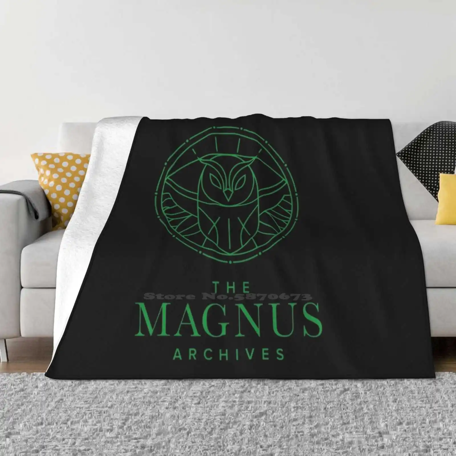 Tutto Vedere Gufo Nuova Stampa Novità Moda Morbida Coperta Calda The Magnus Archivi Alexander J Newall Jonny Sims Johnatan Sims The