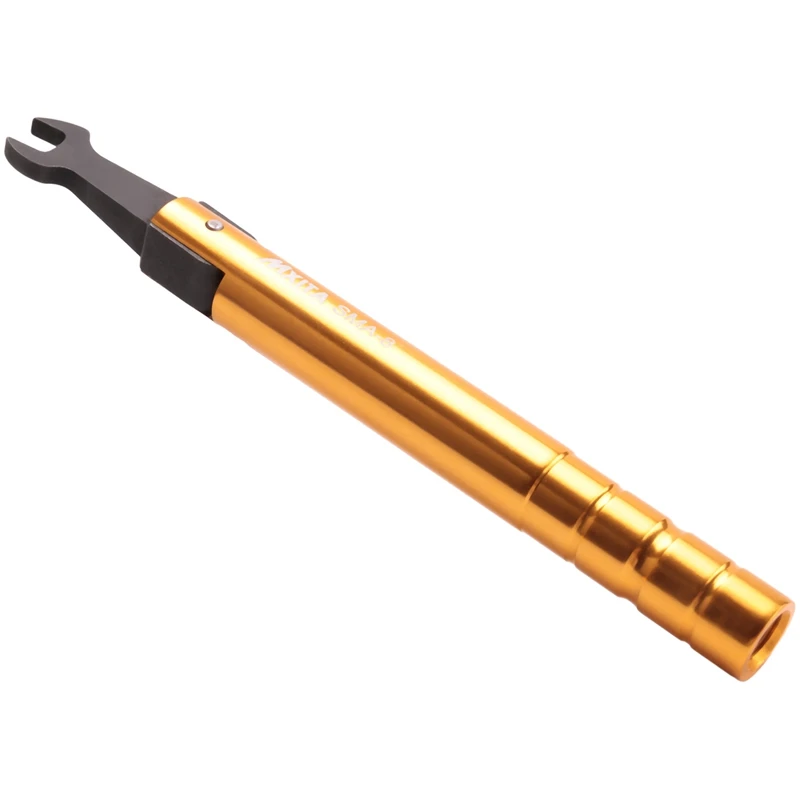 

Mxita SMA Torque Wrench RF Connector Opening Electrommunication Coax Adapter Convertor Straight Goldplated Spanner