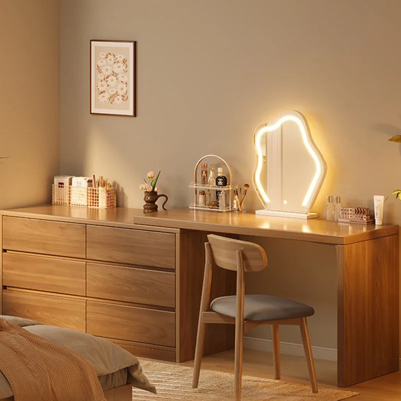 

Cheap Girls Dressing Table Led Light Chair Wooden Luxury Dressing Table Storage Drawers Escritorio Living Room Sets Furniture
