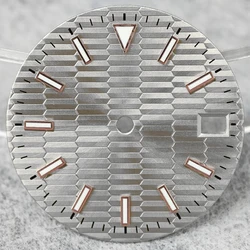 Green Luminous High - Quality Watch Face for Date Series, 28.5mm Dial (413)