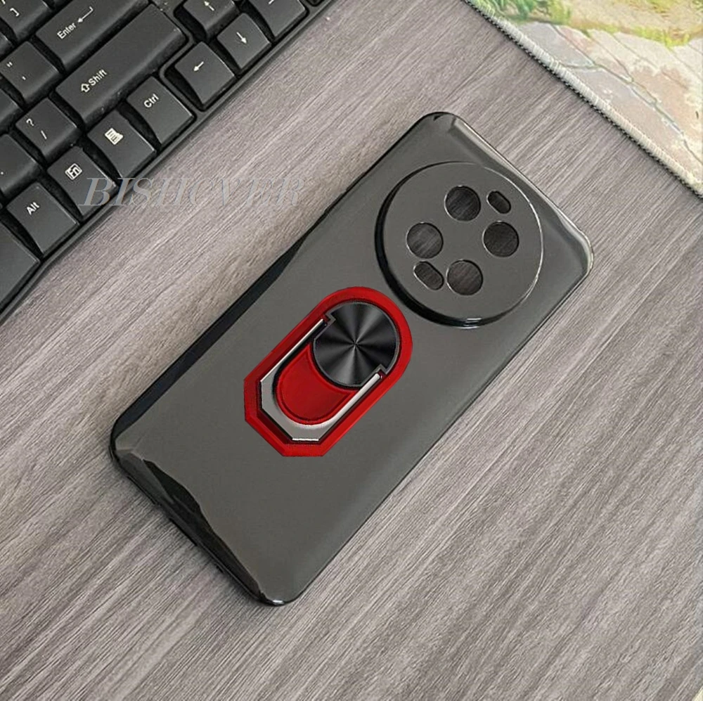 For Ulefone Armor 23 Ultra 6.78" 2023 Armor23 Ultra Back Ring Holder Bracket Phone Case Smartphone TPU Soft Silicone Cover 2