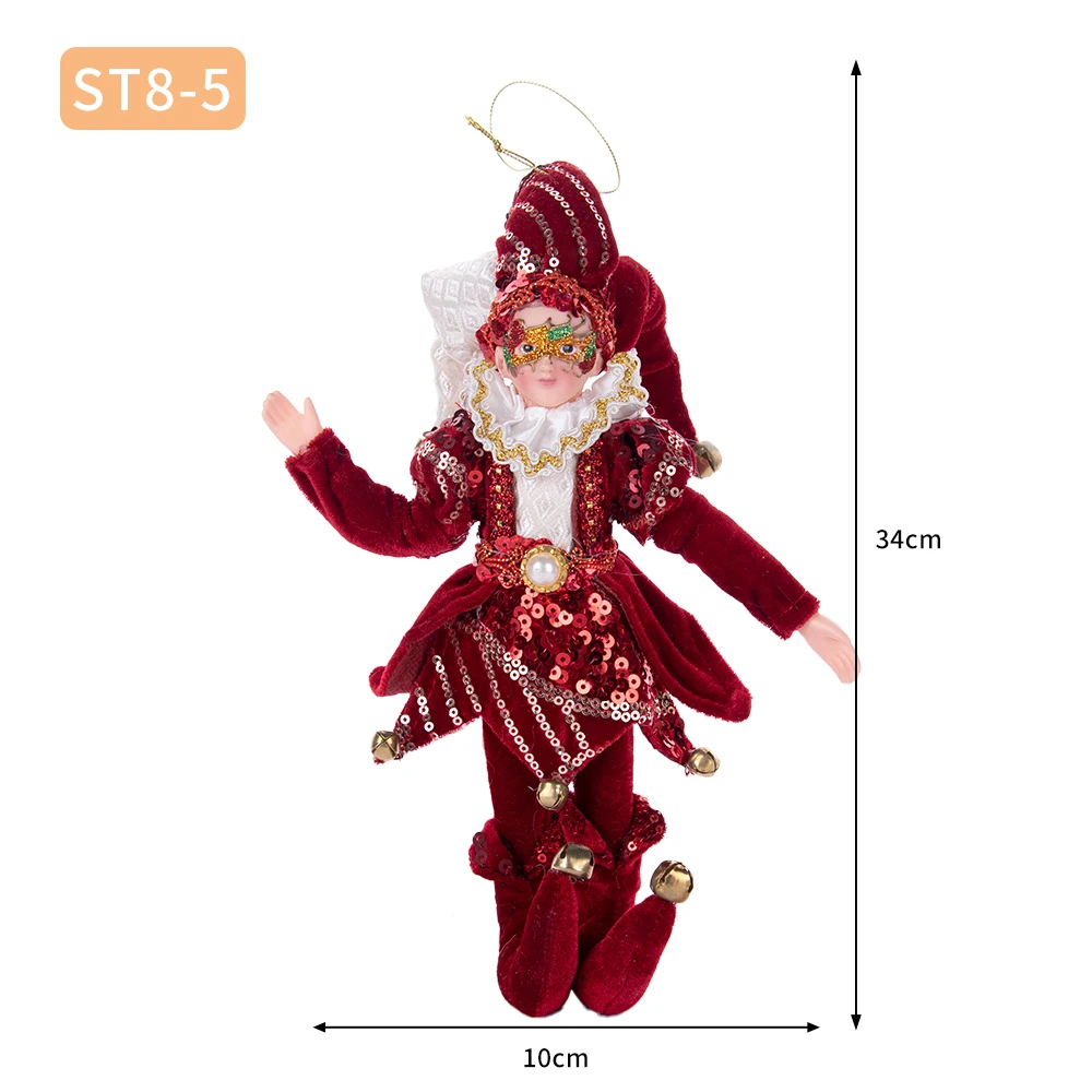 Festive 50cm Elf Doll Christmas Ornament - Perfect for Home Decor & Holiday Gifts