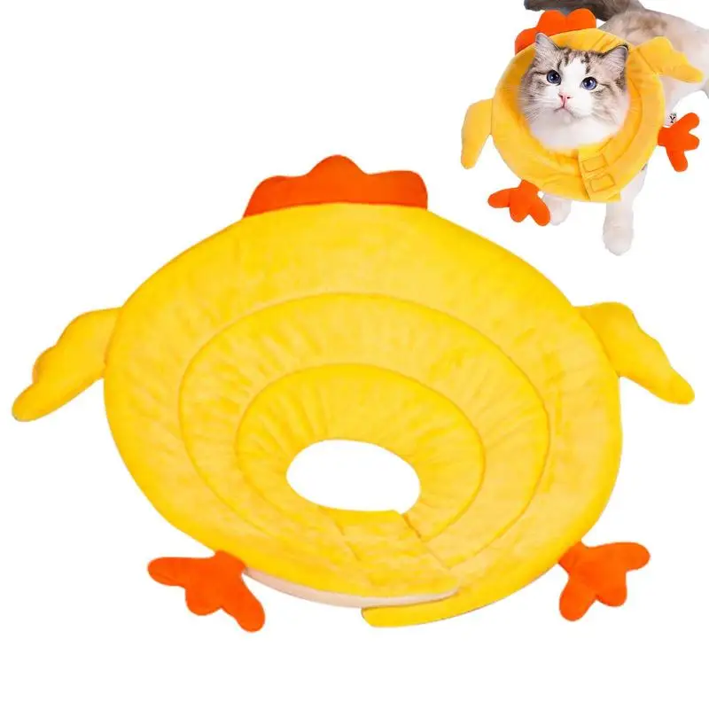 

Elizabethan Collars Eco-friendly Portable Cute Cartoon Pet Cone Neck Collar Adjustable Pet Cat Neck Cone Multifunctional
