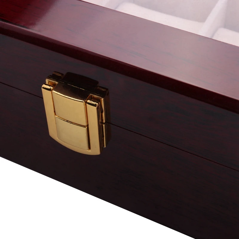 10 Slot Watch Display Storage Box/Jewelry Collection Case/Wooden Material Organiser Holder Watches Boxes