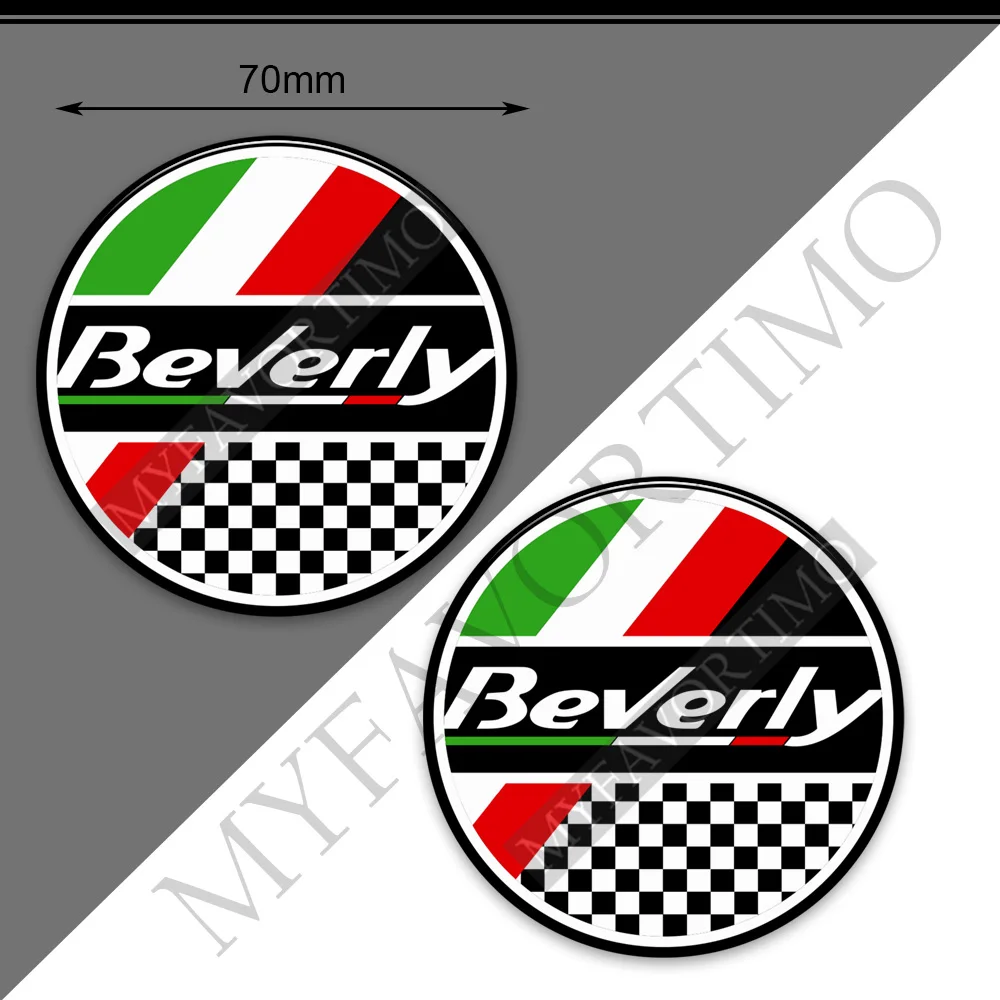 For Piaggio Beverly 3D Emblem Badge Logo Stickers MOTO SCOOTER 125 300 350 500 Decal Motorcycle Raise