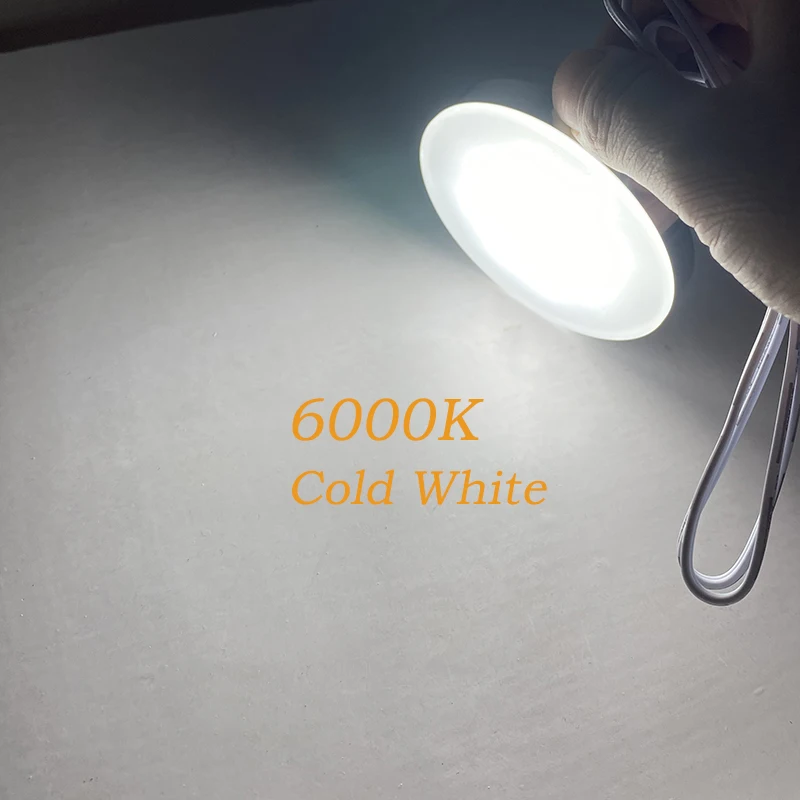 New USB 5V DC12V 24V LED Indoor Downlight Thin Round Light Display Cabinet Light 3W , For Campervan Cabinet Decorative Lighting
