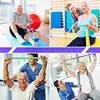 Three sets of yoga resistance bands, TPE elastic stretching bands with four resistance levels, and exercise equipment for fitnes 4