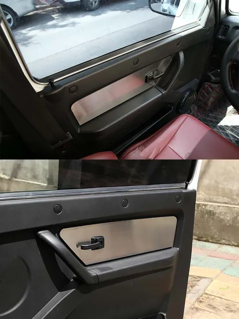 2 PCS Auto Innen Tür Dekoration Panel Aufkleber Edelstahl Auto Styling Für  LADA NIVA 4X4 2009-2019 Auto innen Zubehör - AliExpress