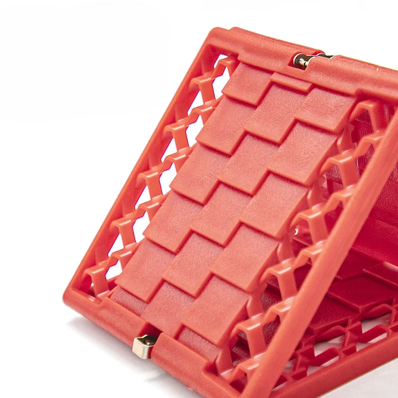 Collapsible Tire Traction Pad Emergency Car Escape Board 2pcs Reliable Car Escape Device for Snow Ice Mud and Sand Traction Boards