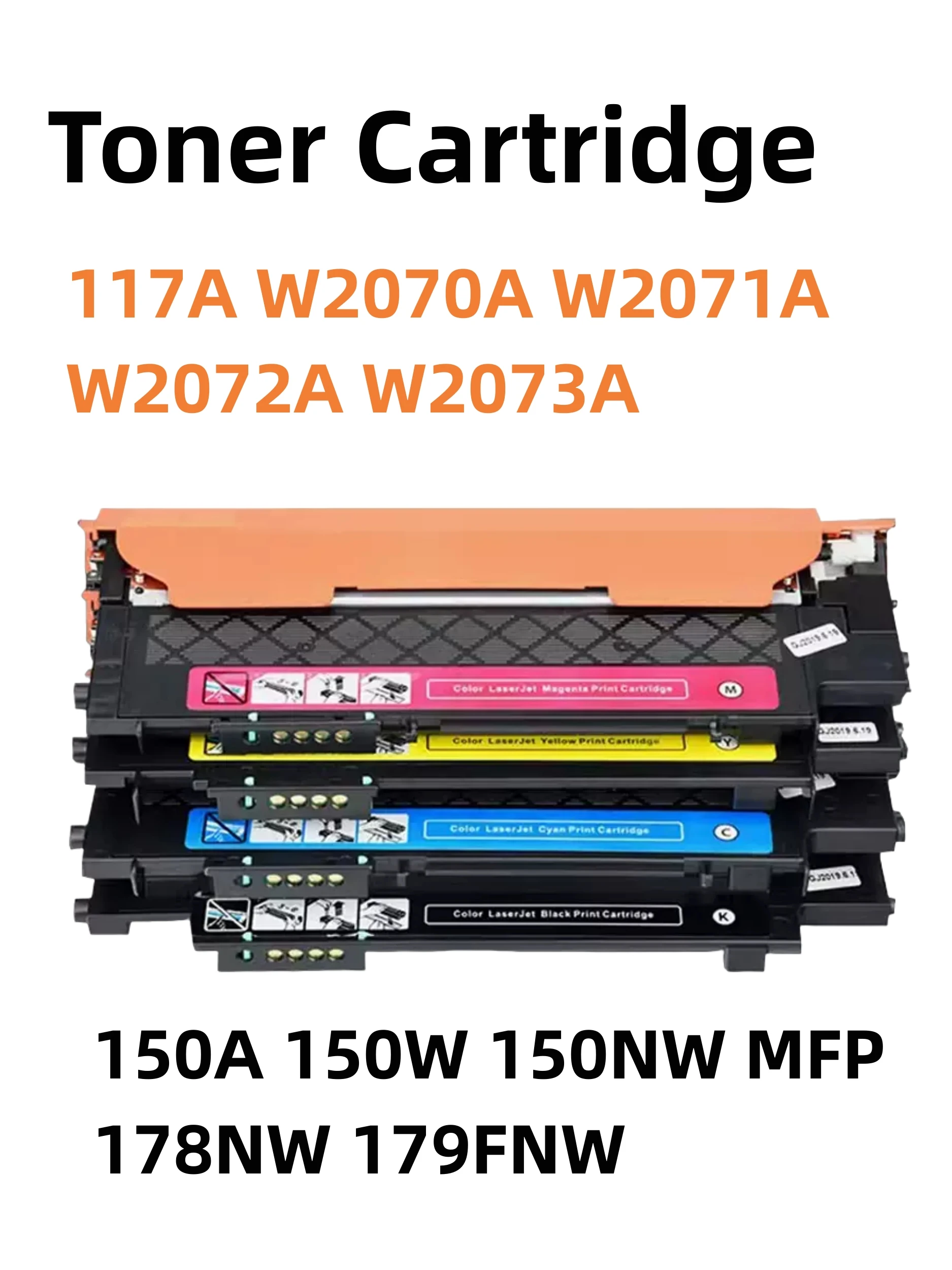 TONER KINGDOM Cartouche 117A de Compatible pour HP Color Laser MFP 178nw 179fnw 150nw 150a