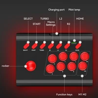 Y02 Wireless Arcade Joystick with Macro/Turbo Function for PS4/PS3/Xbox One/Switch/PC/Android/iOS Fighting Joysticks Controller - Image 6