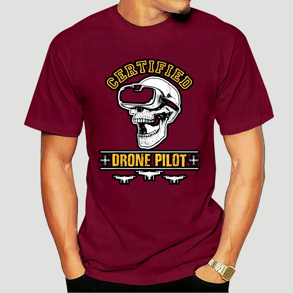 

Certified Drone Quadcopter Pilot Birthday Christmas T-Shirt 5722X