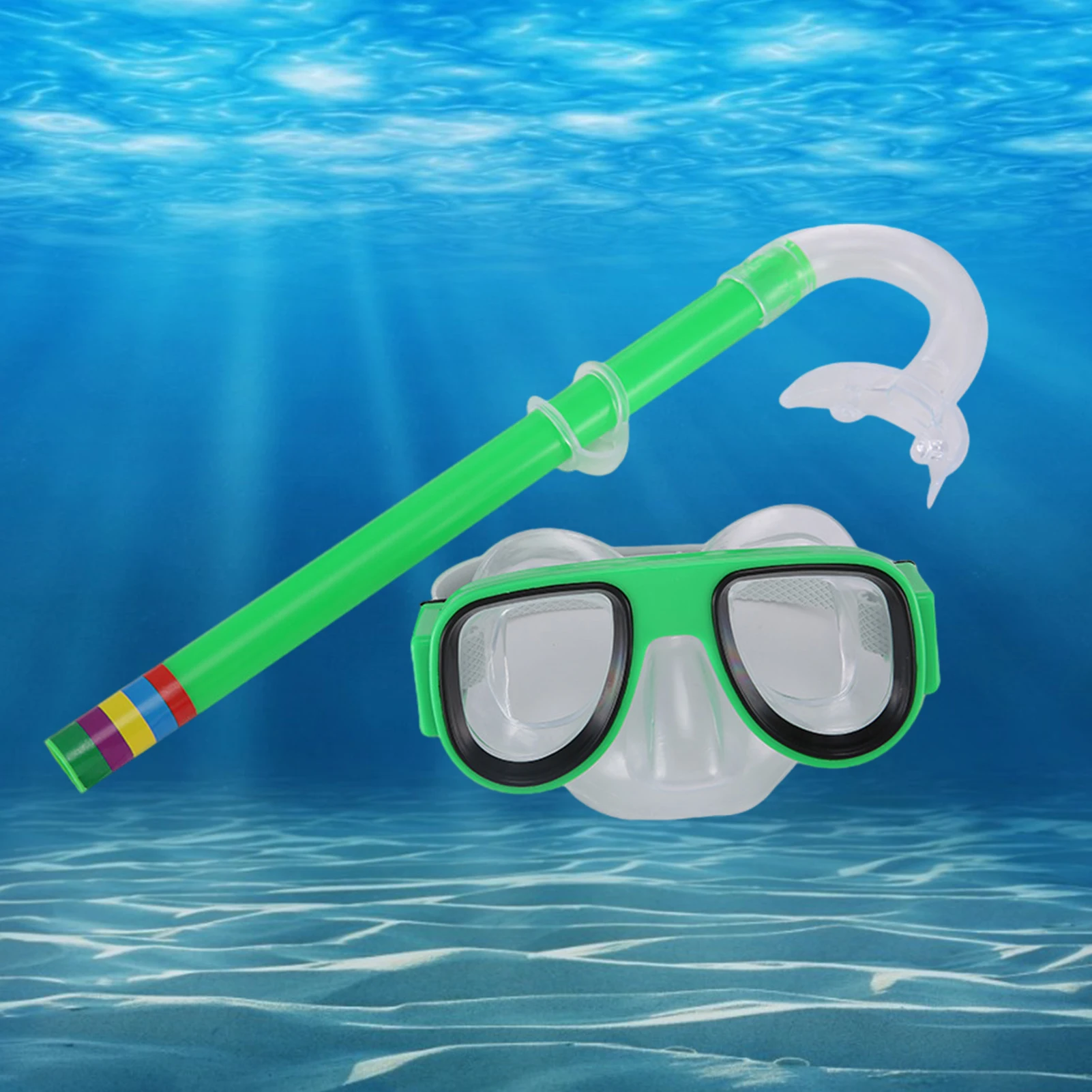 Swimming Goggles Children Snorkeling Gear Kids Diving Mask Set Junior Kids Anti-fog UV Protection Snorkel Set swimming goggles