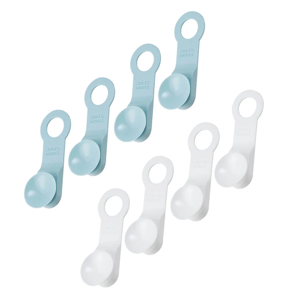 

8 Pcs Toilet Lid Lifter Handle Simple Cover Lifting Bathroom Useful Creative Anti-touching Seat