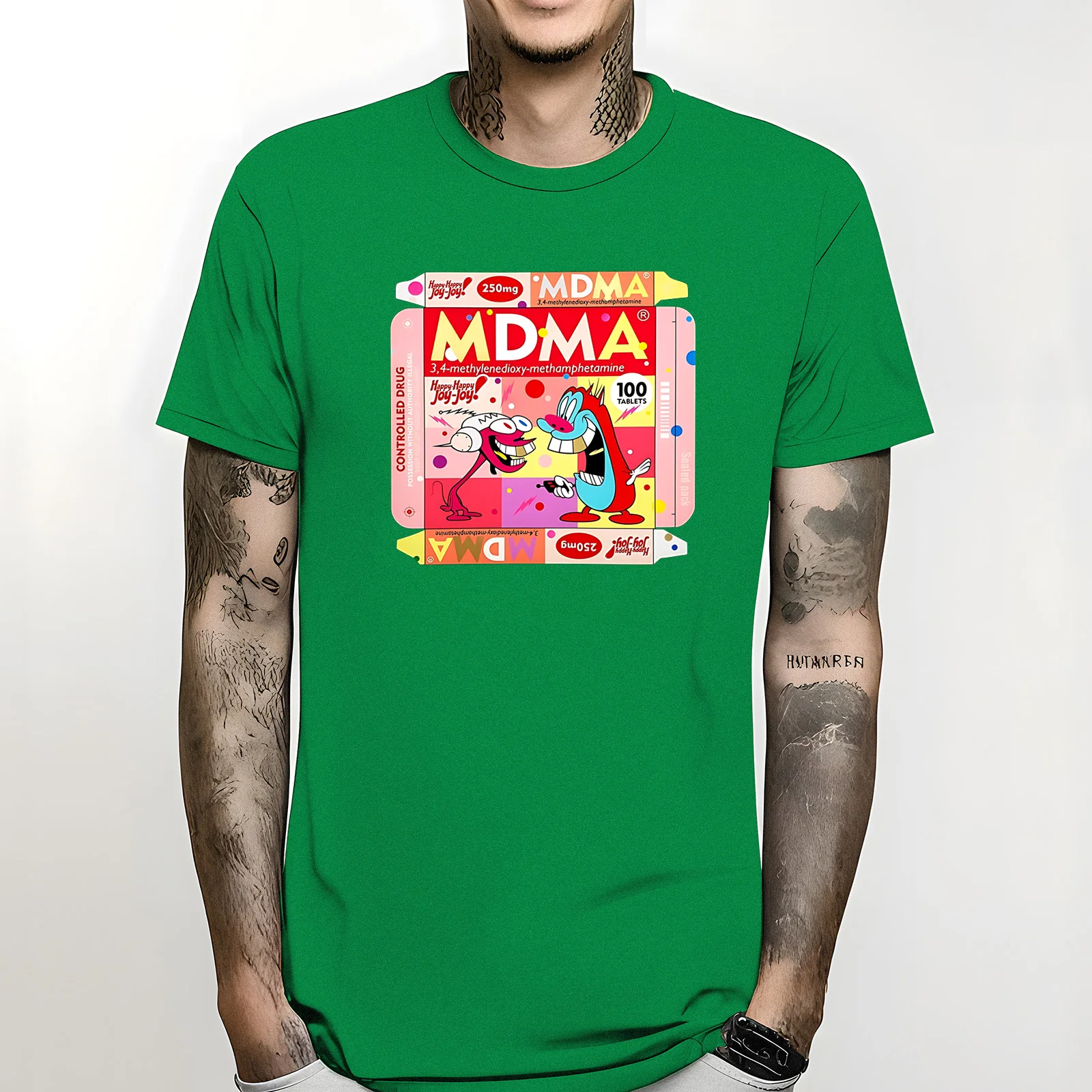 Graphic Short Sleeve T Shirt New Arrival Streetwear TShirt Mdma