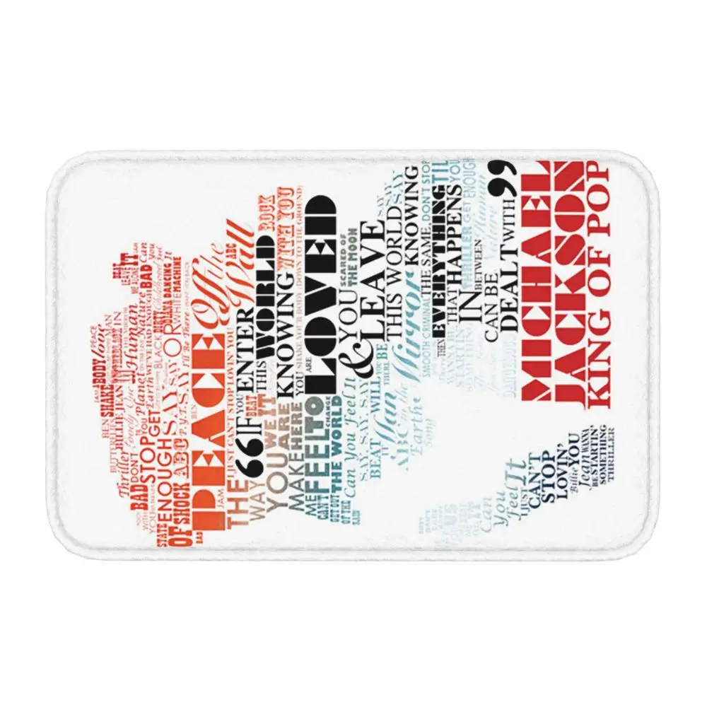 Legacy Of Michael Jackson Non-slip Doormat Floor Mat Dust-proo Carpet Rug for Kitchen Entrance Bathroom Living room Footpad Mats
