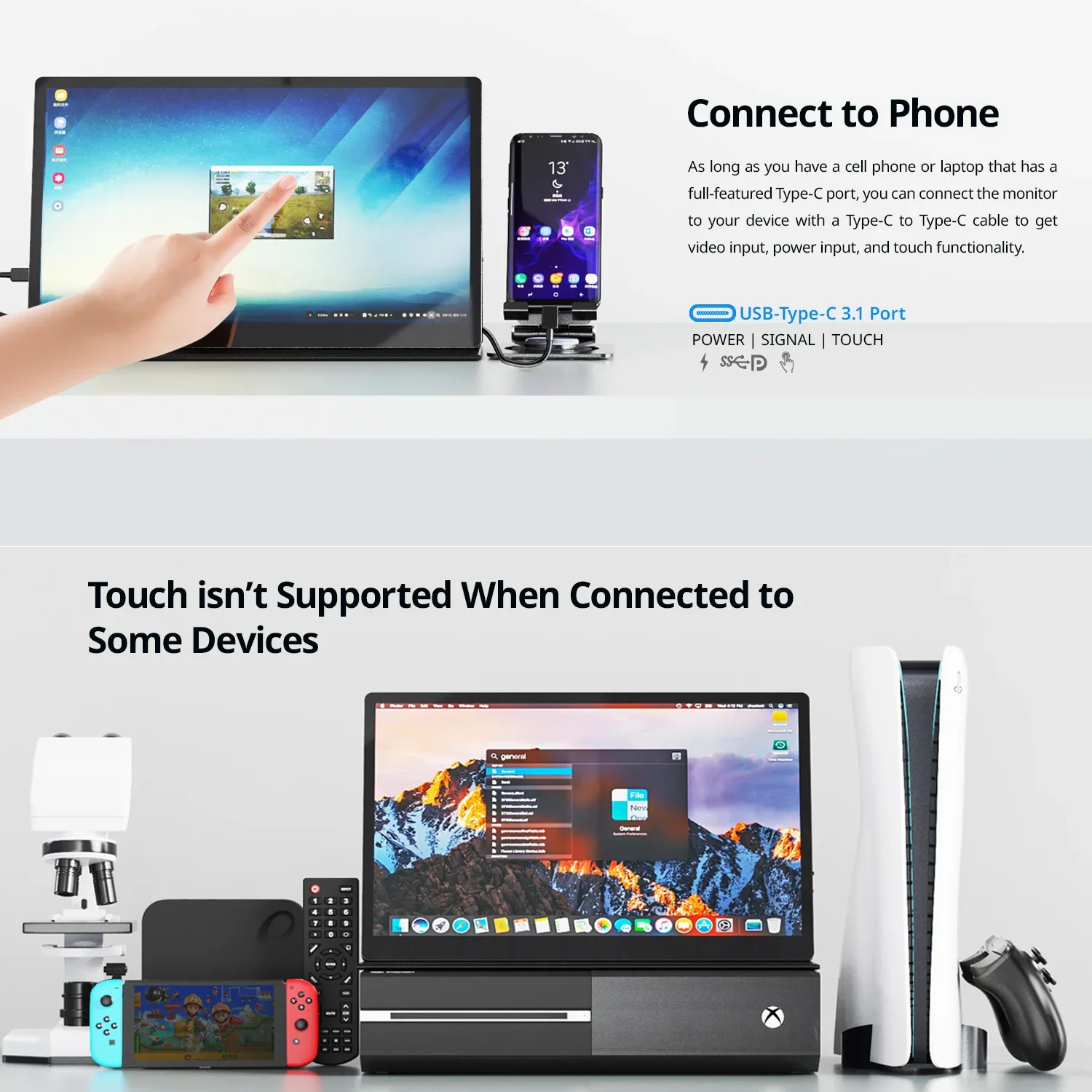 繫 ޴  ġ ũ, IPS 100% sRGB  Ŀ ÷, Ʈ XBox PS45 ġ ̴ PC USB C, 15.6 ġ, 4K
