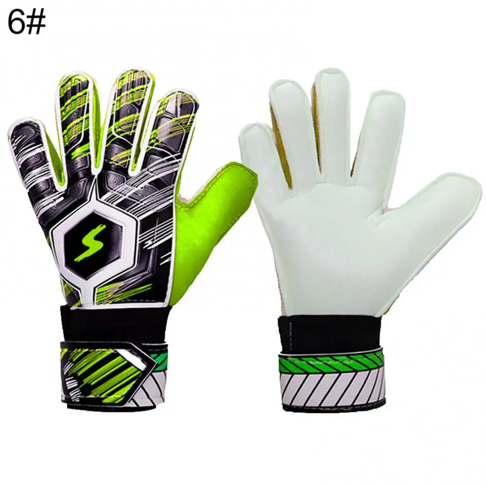 thumbnail image 1 of Guantes de fútbol para adultos y niños, con protección completa para las manos, antideslizantes, transpirables y cómodos, 1 of 5