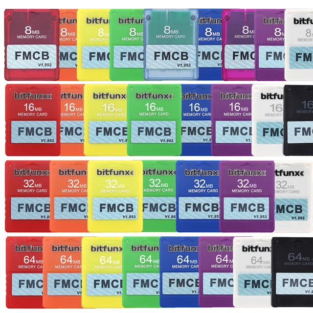 Memory Card PS2: Liste de tous les coloris ?