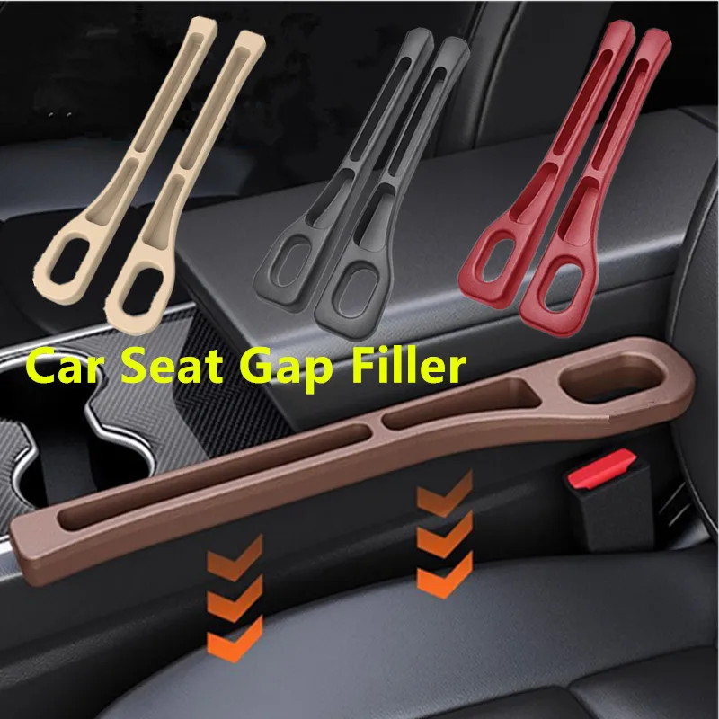 Car Seat Gap Filler, Seat Side Gap Filler With Organizer, 2