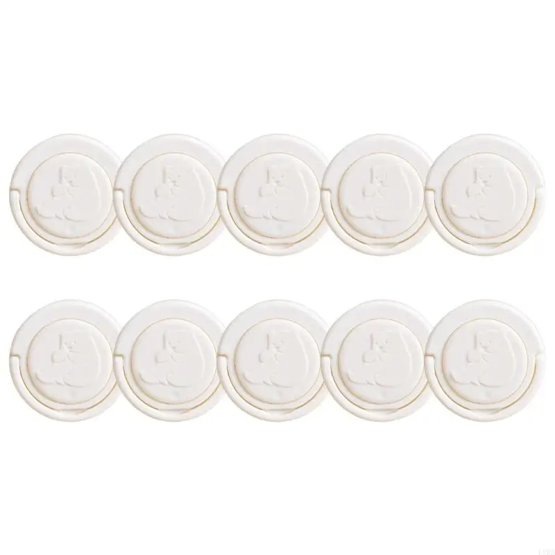 L8RB 10pcs Child Safety Socket Cover Easy Access for Adults Electrical Outlets Guard