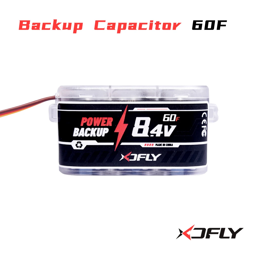 XDFly Backup-Kondensatorpuffer BEC 25F 60F 6V-12V 25A für RC-Hubschrauber-Modellteile – Detail 9