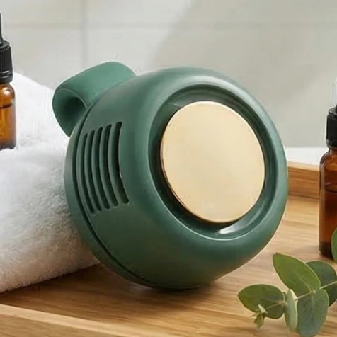 Ventilateur portable pour le cou et la taille, mini ventilateur à clip, ventilateur électrique de refroidissement, ventilateur sans pales USB 900 mAh, refroidisseur d'air portable pour l'extérieur et la maison 1