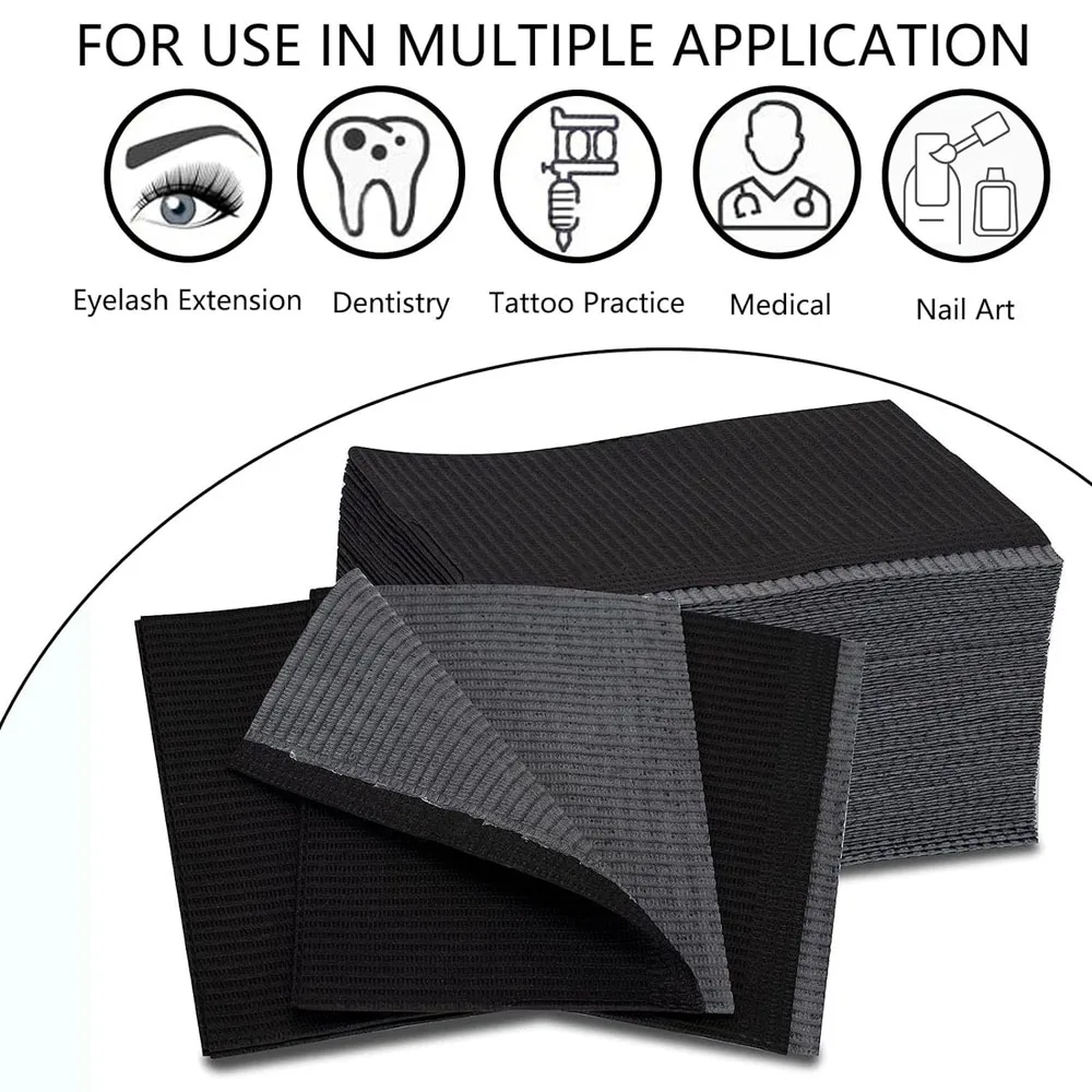 30/50/125pcs 45*33cm Disposable Nail Art Table Clean Pad Desk Mat Non-woven Waterproof Tablecloths Manicure Tool For Nails Care 6