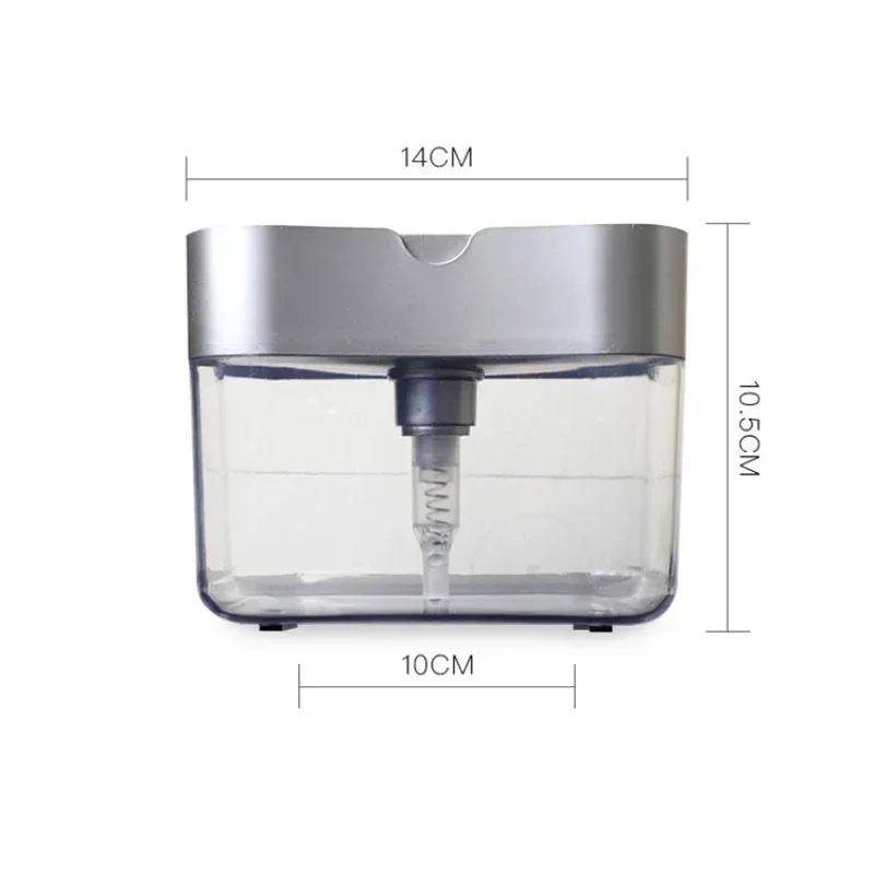 Soap Dispenser Automatic Soap Dispenser Bottle Liquid Soap Kitchen Sponge Dispenser Ditchen Sponge Manual