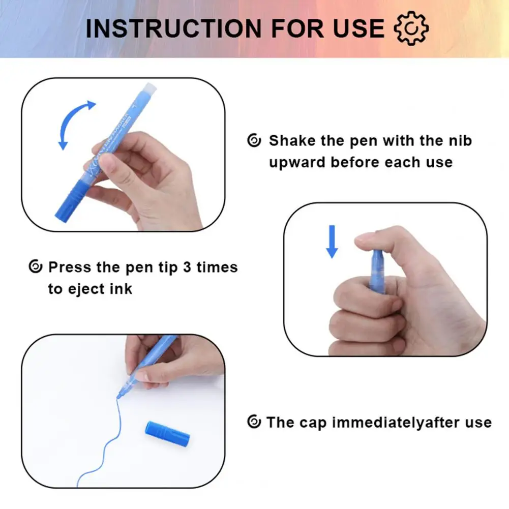 High-quality Pp Markers Color Markers for Kids Vibrant Acrylic Paint Marker Pens Set for Kids Adults Waterproof Rock