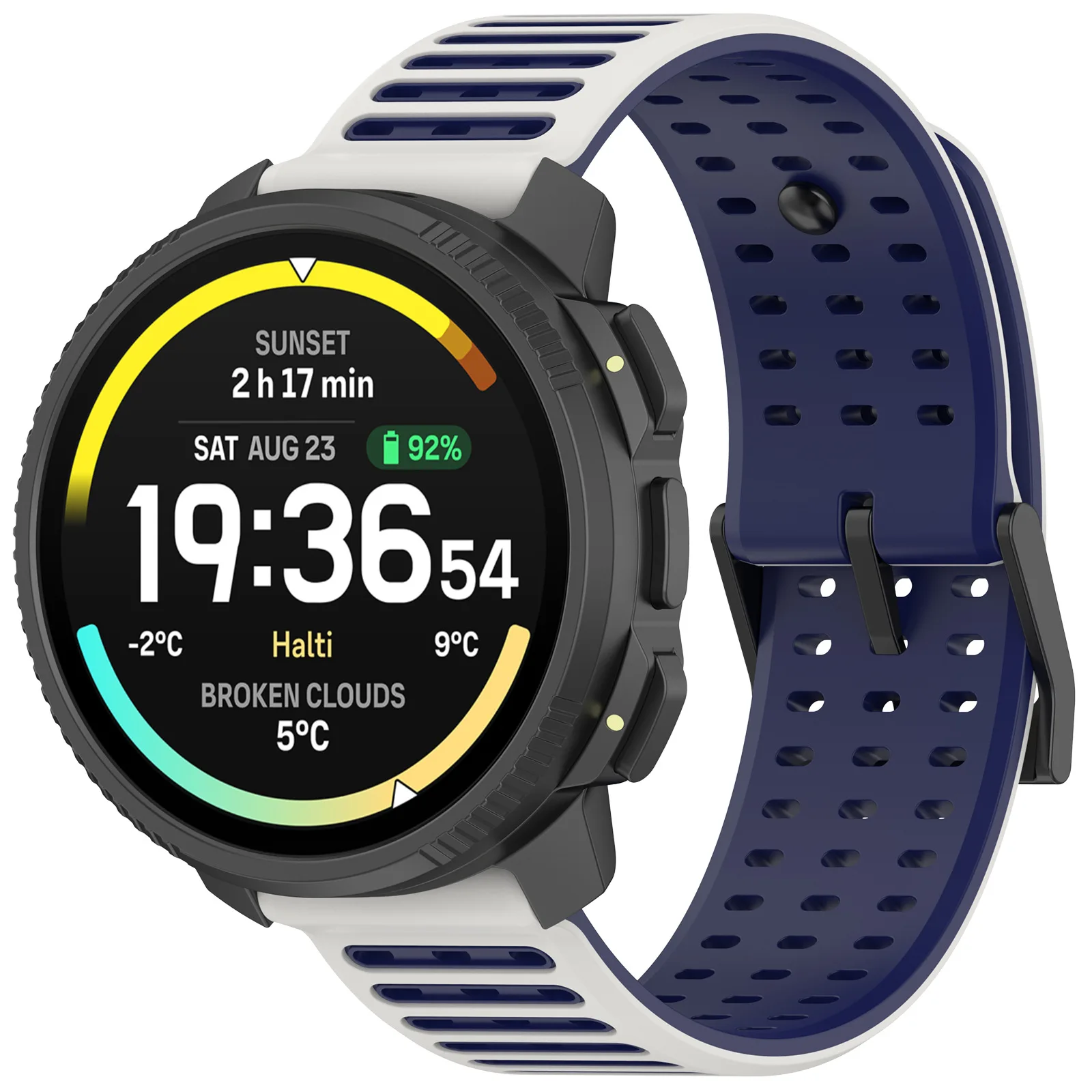 Premium 22mm Silicone Replacement Watch Band - Versatile Wristband Bracelet