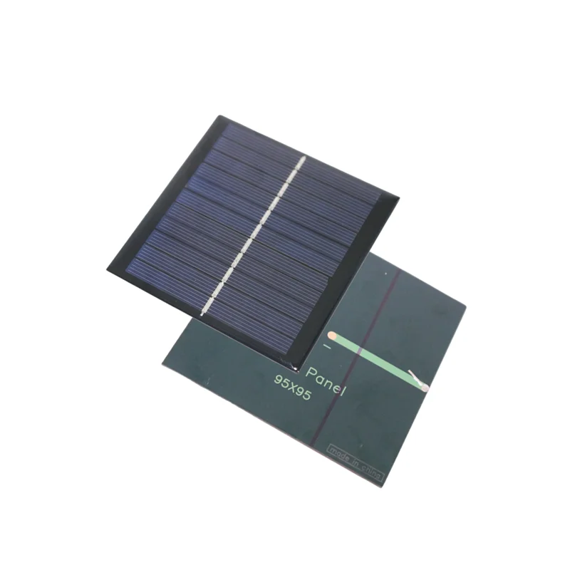 

1PCS 95X95mm 1W 5.5V 180MA Solar Electricity Generation Charging Panel Manual DIY Scientific Experiment Parts Free Shipping