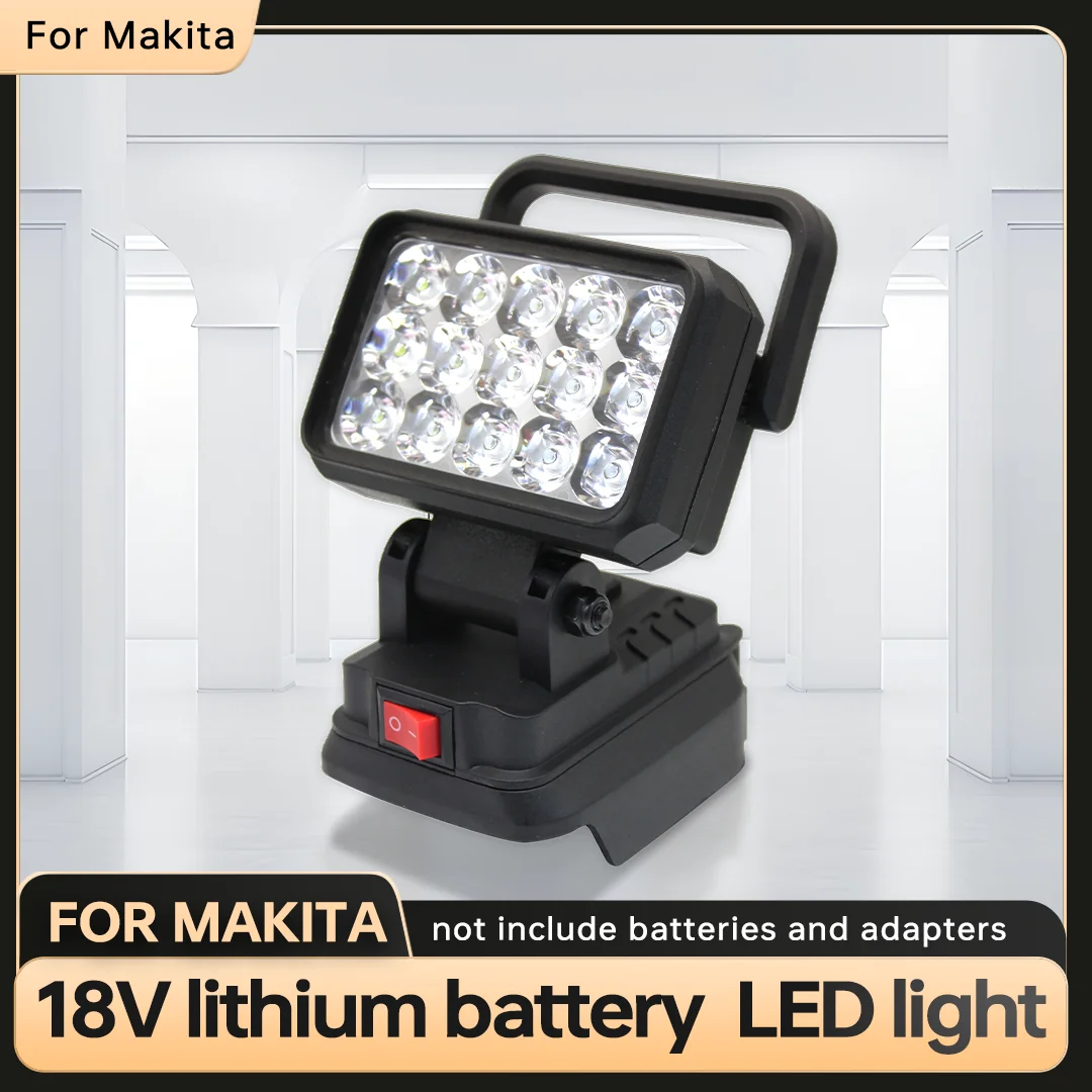 LED Working Light For Makita 18V Li-ion Battery Flashlight Portable Emergency Flood Lamp Camping Lamp camping light,portable flashlight,portable lanterns,camping lamp,camping lantern,keychain work light,portable work lights,emergency lights,portable work light,portable torch