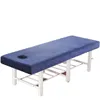 Thicken Velvet Sabnanas Beauty Salon Massage Table Fitted Bed Sheet Skin-Friendly Massage Sheet SPA Bed Cover with Hole 5